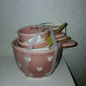 Pink Heart Measuring Cups
